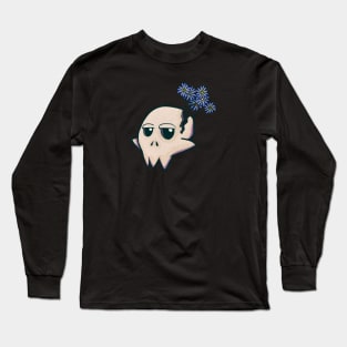 Skull with flowers Long Sleeve T-Shirt